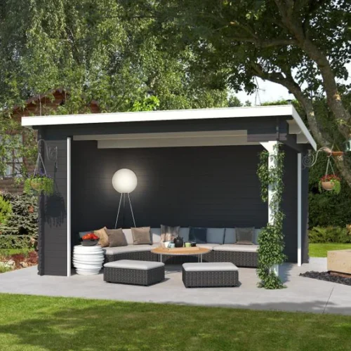 Lasita Unterstand / Lounge Buffalo 380 carbongrau 28 mm