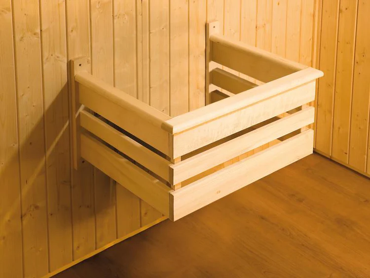 Weka Sauna Varberg Eck Gr. 4 inkl. 7,5 kW BioS – Bild 2